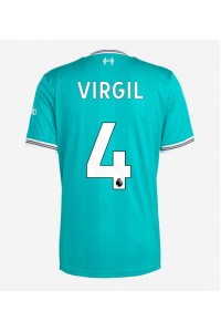 Liverpool Virgil van Dijk #4 Jalkapallovaatteet Kolmaspaita 2025-26 Lyhythihainen